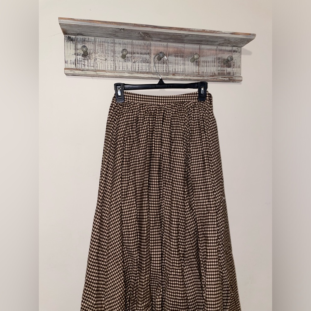 Reformation Magnolia Skirt Tartine Check - Picture 6 of 8